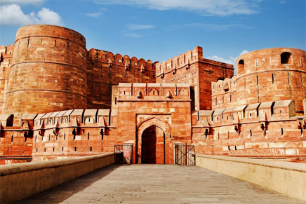 Historic Mughal architecture in Agra