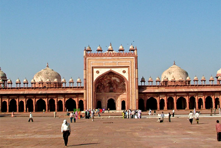 Historic architecture for a cultural sightseeing trip