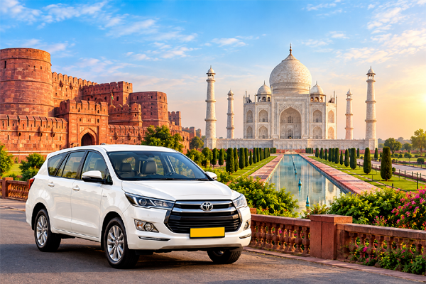Taxi for Agra local sightseeing and monument visits